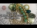 Dije con técnica de infinitos en filigrana #filigrana #alambrismo #bisuteria #pendant #dije  #diy