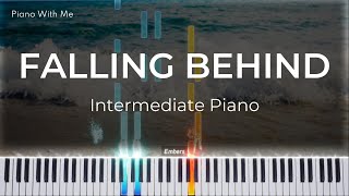 Falling Behind By Laufey - Intermediate Piano Tutorial [Sheet + Midi]