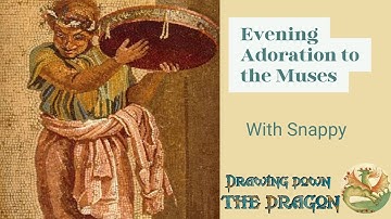 "Through light-obliterating garden foliage what magic drum?" Evening Adoration to the Muses