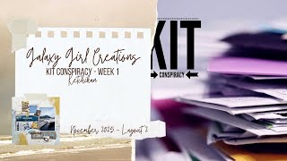 Scrapbooking Process Video: Ketchikan (Kit Conspiracy  - Week 1, Layout 2