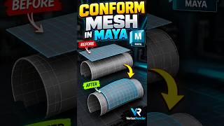 Conform Any Mesh in Maya in Seconds! 🔥 #3dartist #3dmodeling #maya #autodeskmaya #mayatips  #3dtips