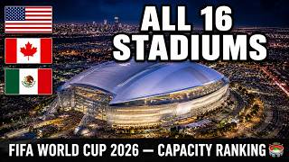 Every FIFA World Cup 2026 Stadium Ranked by Capacity 🏟️