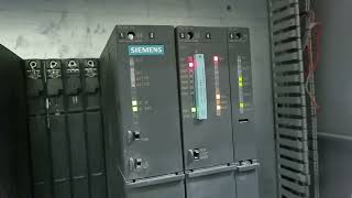 DCS SIEMENS PLC S7 400 stop LED blinking