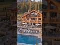 Under Construction Cabin To Luxury Resort Transformation! 🏔️✨ #shorts #construction