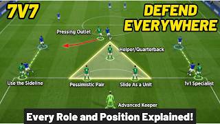 7v7 Defending in the 2-3-1 — Every Player's Job, Position by Position