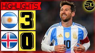 Argentina vs Iceland 3-0 🔥 International Friendly - Highlights and Goals 2026