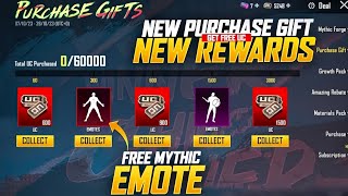 New Purchase Gift Pubg Release Date | Get Free New Mythic Emote | PUBGM