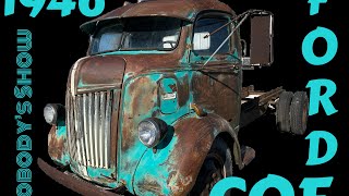 New Inventory! 1946 Ford COE Cabover Truck! Awesome Patina, Super Solid, Outside Sunvisor!!!