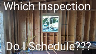 Rough Inspection? Sheer Wall Inspection? Framing Inspection? I should have asked the city!