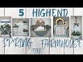 HIGH-END SPRING FARMHOUSE DIYS | DOLLAR TREE SPRING DIYS | DOLLAR TREE FARMHOUSE DIYS | MUST SEE!!!