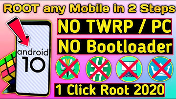 How To ROOT any Android Mobile in 2 Steps 2020 | Without TWRP / PC / BOOTLOADER | NO MAGISK /SUPERSU