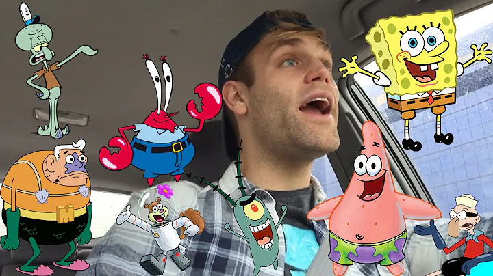 SpongeBob Characters in a car (impressions)