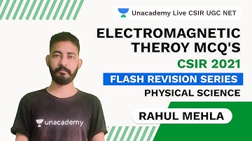 Flash Revision Series | Electromagnetic Theroy MCQ