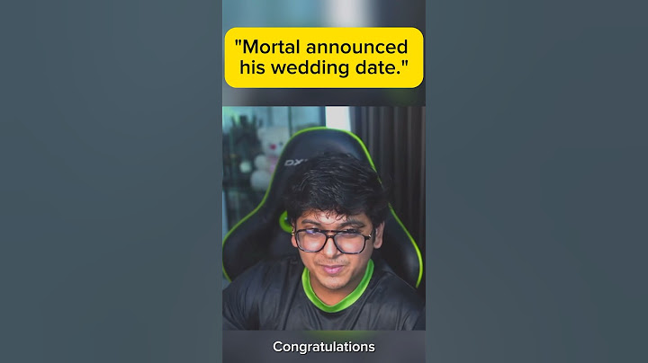 Mortal just revealed his wedding date! 💍 #soulmortal #mortal #bgmi #pubgmobile #s8ul @MortaLyt