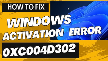 0xC004d302 Windows activation Error on Windows 11 / 10 Fixed