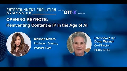 EES 2025 -  OPENING KEYNOTE: Reinventing Content & IP in the Age of AI
