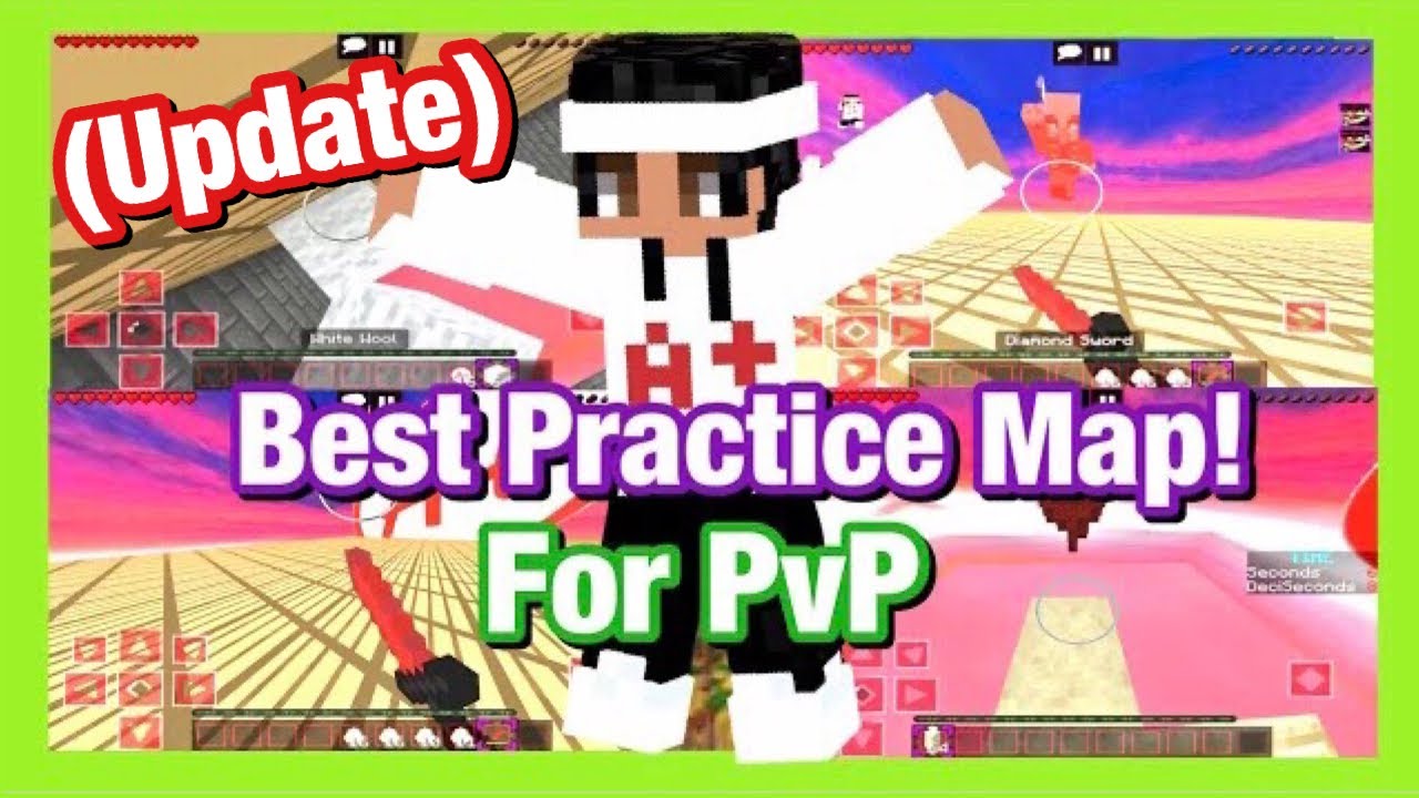 MINECRAFT BEDROCK EDITION BEST WARMUP/PRACTICE MAP (BLOCK EXTENSION