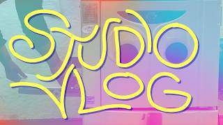 studio vlog 🐛 MoCCA fest prep + risograph printing