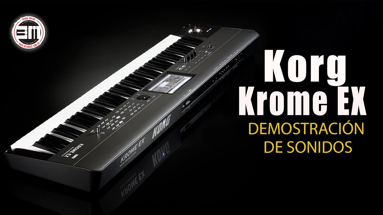 Groseramente Admirable Tendencia Korg Krome EX No Talking - YouTube