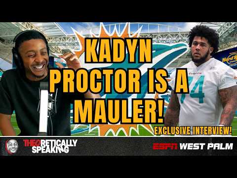 Miami Dolphins First Round Pick Kadyn Proctor is READY for NFL Debut.