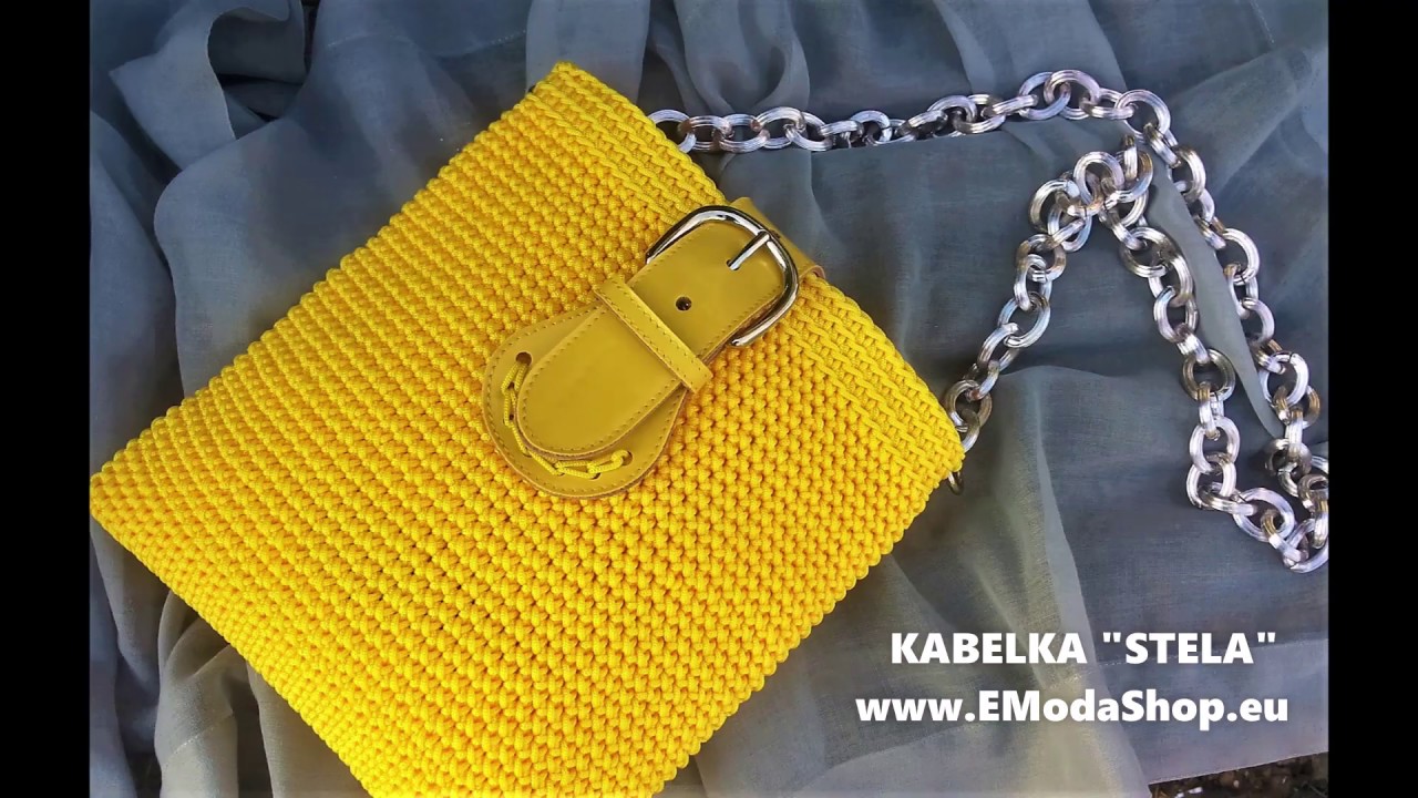 EModaShop.eu - Návod na ZIPS do kabelky 👜 Tutorial / Crochet bag - YouTube