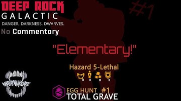 Hazard 5+ All Modifiers | Solo (Engineer #1) | Deep Rock Galactic (No Commentary)