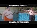 Dramatic Fat Guy Splash WEIGHT LOSS UPDATE!