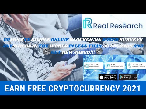 Real Research | free cryptocurrency earning | tnc | Crypto airdrop | easy crypto | free crypto 2021