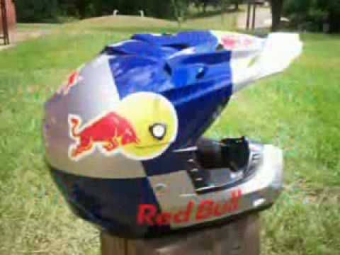 bell red bull motocross helmet