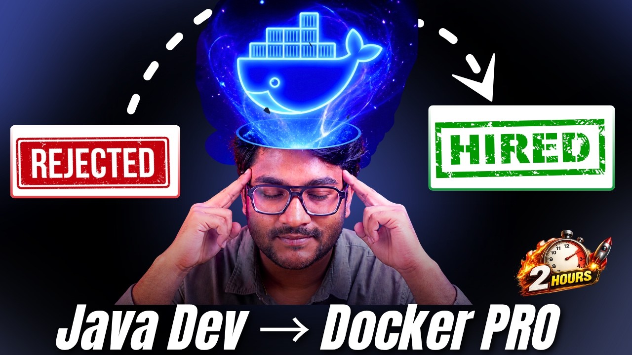 Learn Docker in 2 Hours 🚀 | Java & Spring Boot Dev → Docker PRO - YouTube