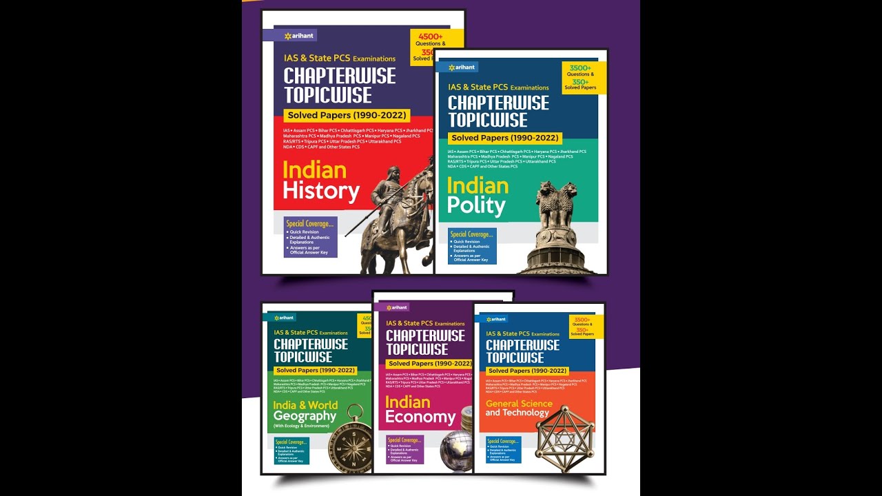 Book Review l Arihant Chapterwise Topicwise Solved Papers (1990-2022 ...