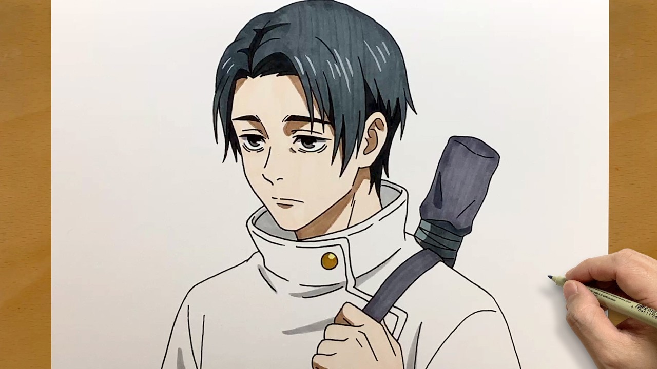 Как нарисовать Юту Оккоцу шаг за шагом | Дзюдзюцу Кайсен Арт