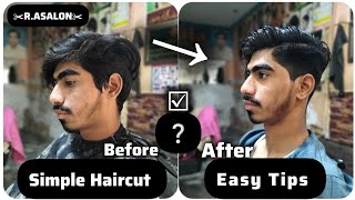 How To Simple Haircut For Men Full Video ✂️| Easy Tips | R.ASALON