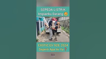 Unboxing Sepeda Listrik 😀