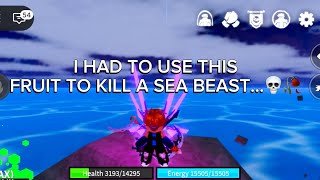 Which Fruit I Roll I Have To Defeat a Sea Beast With And I Got This 💀💀💀💀