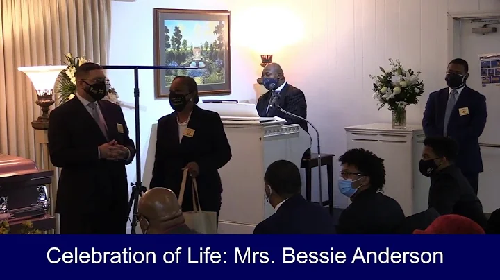 Mrs. Bessie Anderson, Celebration of Life