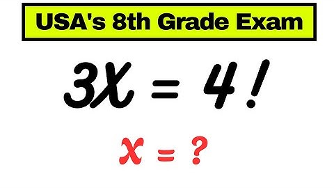 98% FAILED to Solve this Math Problem! 
