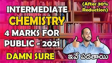 #makethingshappen INTERMEDIATE CHEMISTRY 4 MARK IMPORTANT QUESTIONS FOR PUBLIC || 2021