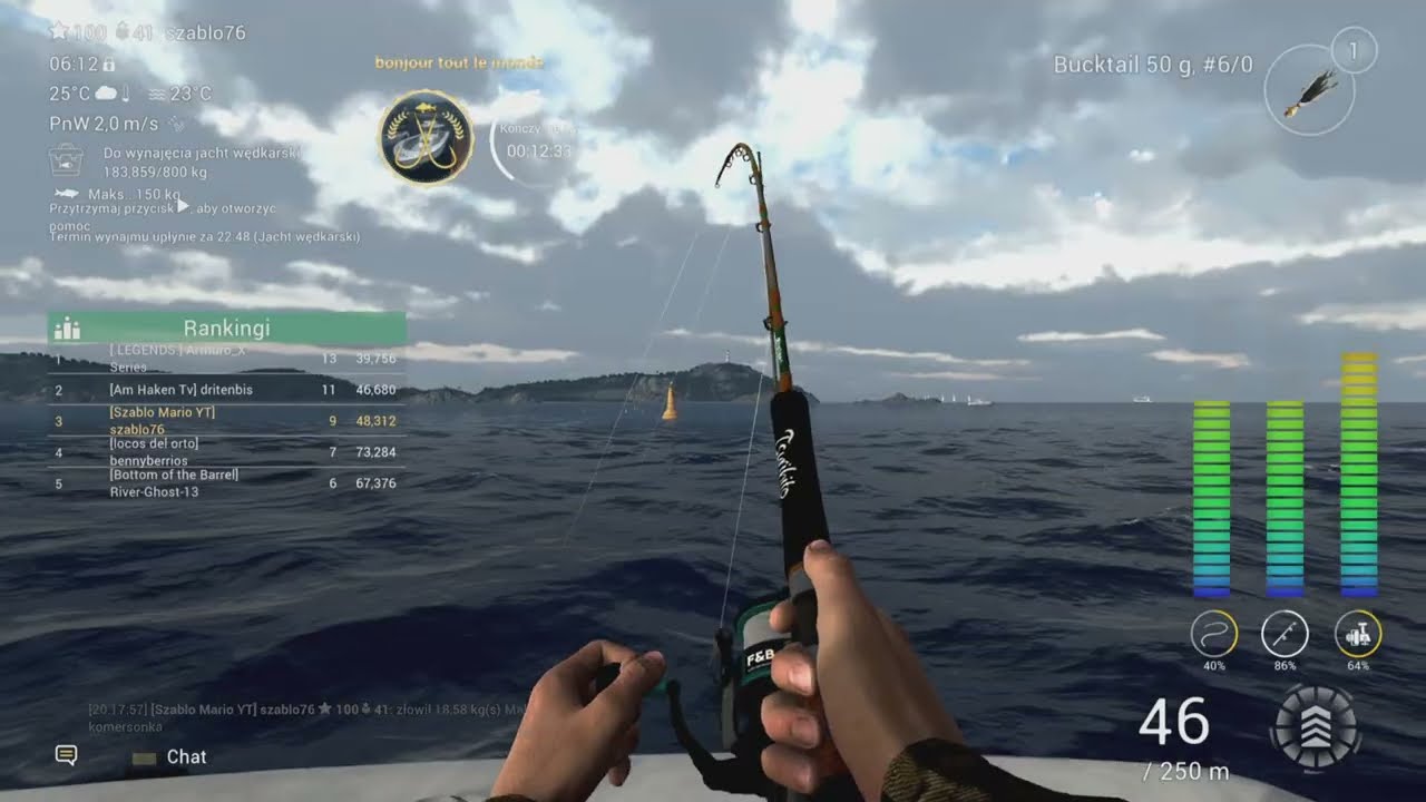 1 Miejsce Zawody Sponsorowane na Bucktaila - Kaiji No Ri Japonia - Fishing Planet