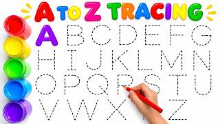 A to Z Alphabet Tracing for Kids ✏️ | ABC Letter Writing Practice | Learn English Alphabets A–Z