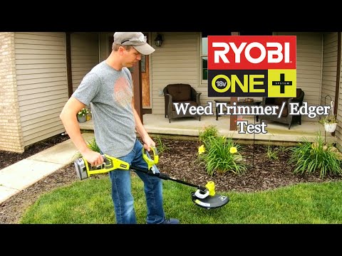 Ryobi P2080 String Trimmer/Edger Test | First time Using