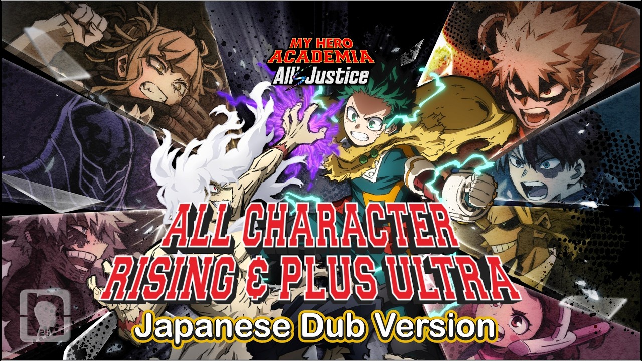 All Character Rising & Plus Ultra – Japanese Dub Version - YouTube