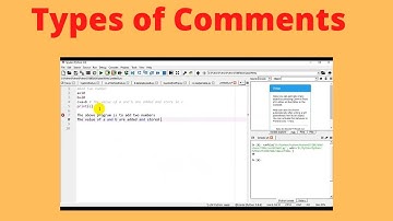 Types of Comments in python || Exploring Comment Types for Code Clarity || Lecture 14