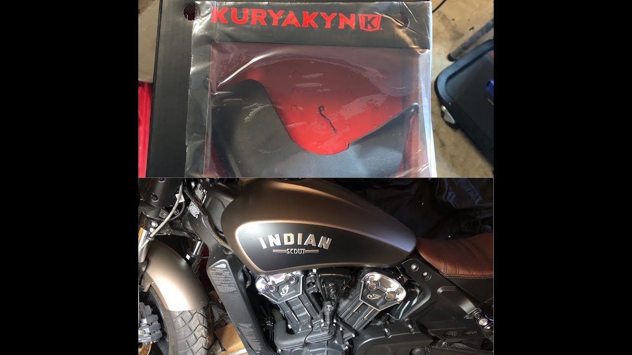 Kuryakyn Coolant Cover on the 2018 Indian Scout Bobber YouTube