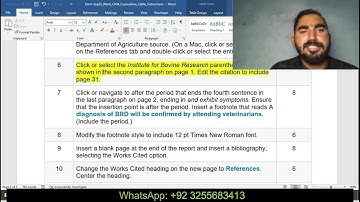 Exp22_Word_Ch04_Cumulative_Cattle | Exp22 Word Ch04 Cumulative Cattle | @PearsonSolutions512