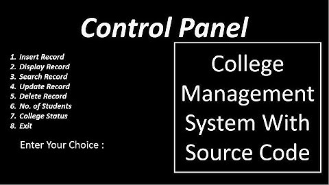 College Management System Complete Project With Source Code in C++ Urdu Hindi | C++ Projects Urdu