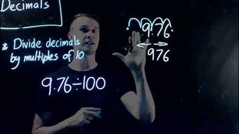 Divide decimals by multiples of 10
