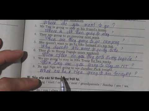 Tiếng Anh 6 Test for Unit 14 (sách Bài tập Mai Lan Hương)