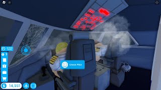 Roblox Cabin Crew Simulator - Airbus A380 Unconscious Pilots