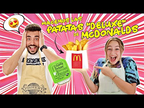 🍟 RECETA PATATAS DELUXE de MCDONALDS 🍔 Receta fácil y divertida | DADn'KIDS